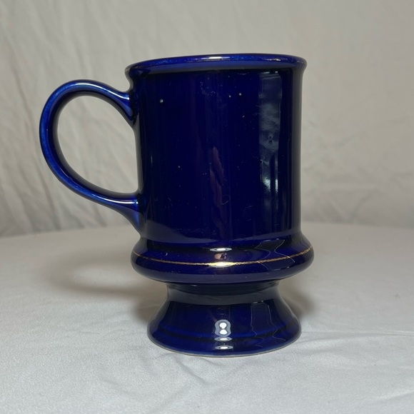 Vintage Las Vegas Mug/Cup - Blue with Gold Accents - Picture 2 of 4